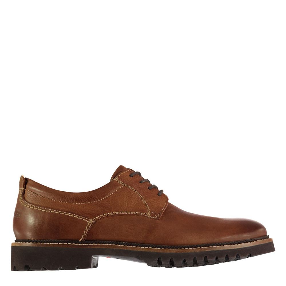 Sapatos Oxford Homem Rockport March Marrom,Portugal IPXZN-2507